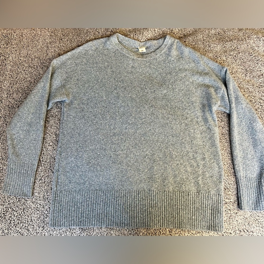 Grey-Blue Melrose & Market Pullover Sweater